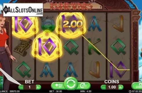 Win screen 1. Runewars from 7mojos
