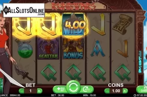 Win screen 2. Runewars from 7mojos