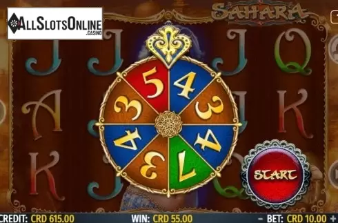 Bonus Wheel. Sahara from Octavian Gaming