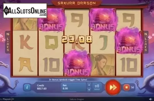 Free Spins. Sakura Dragon from Playson