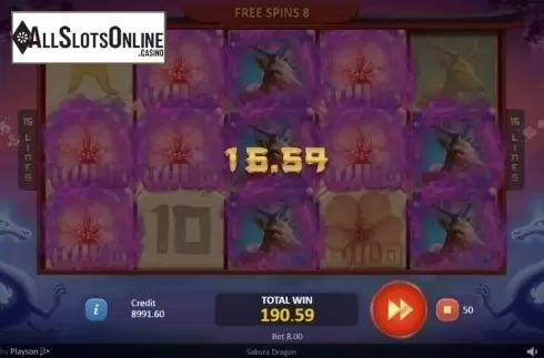 Free Spins. Sakura Dragon from Playson