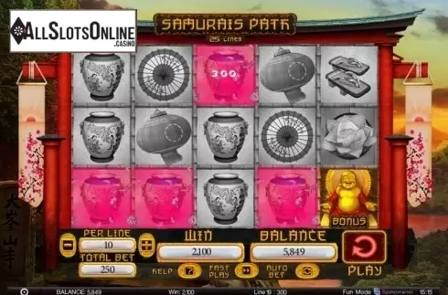 Win screen. Samurais Path from Spinomenal