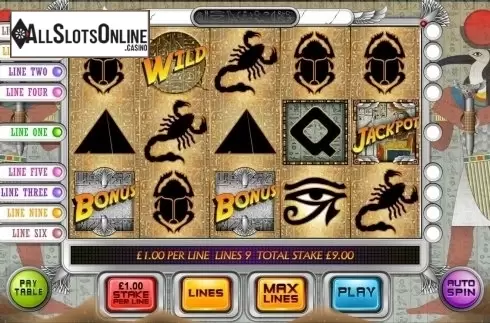 Screen3. Sands of Fortune from OpenBet