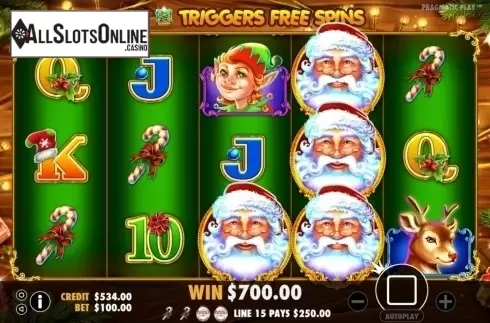 Free spin. Win. Santa (Pragmatic Play) from Pragmatic Play
