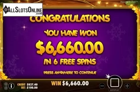 Congratulations. Win. Santa (Pragmatic Play) from Pragmatic Play