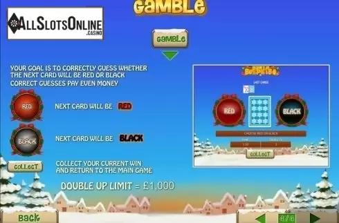 Feature Description screen. Santa Surprise (Playtech) from Playtech