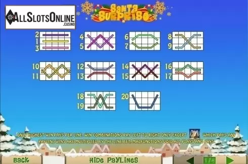 Paylines. Santa Surprise (Playtech) from Playtech