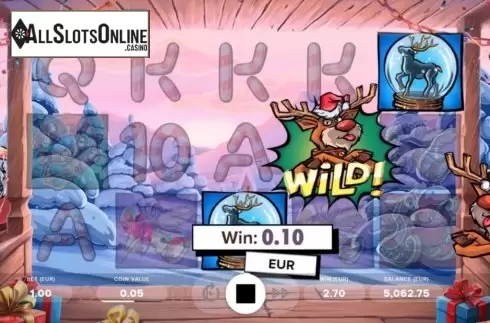Win Screen 1. Santa vs Rudolf from NetEnt