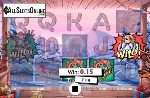 Win Screen 2. Santa vs Rudolf from NetEnt