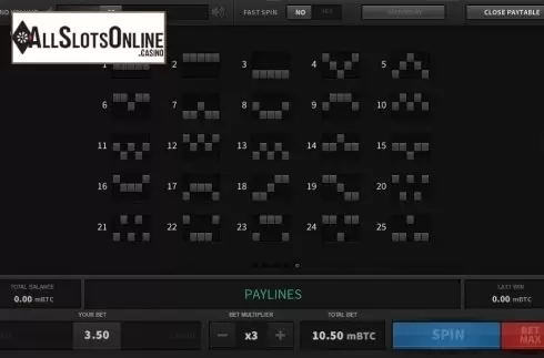 Paytable 5. SatoshiSlot Flash from satoshislot
