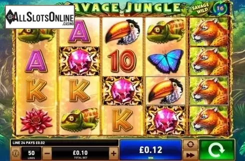 Win Screen 2. Savage Jungle from Playtech