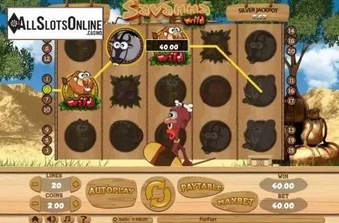 Win Screen. Savanna Wild from Tuko Productions
