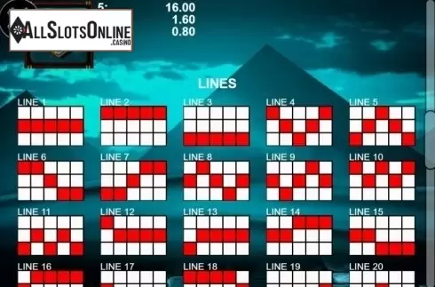 Paylines 1. Scarab Stone from Casino Technology