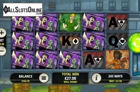 Win Screen. Scatter Brains 2 from Playtech