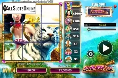 Game Screen 1. Scratch Shangri La from NextGen