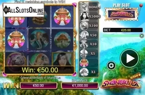 Game Screen 2. Scratch Shangri La from NextGen
