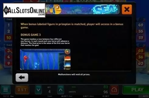 Bonus Games 2. Sea Bingo from MGA