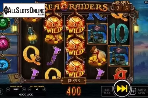 Free Spins 2. Sea Raiders from Swintt