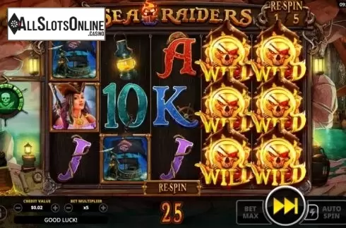 Free Spins 3. Sea Raiders from Swintt