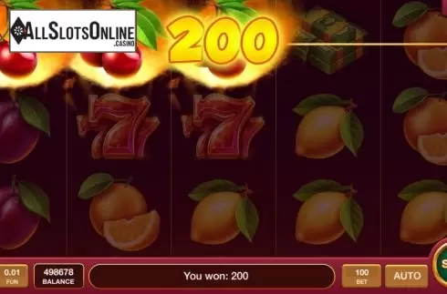 Win screen 3. Searing Hot from InBet Games