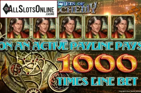 Screen2. Secrets of Alchemy from EGT