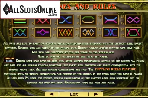 Screen7. Secrets of Alchemy from EGT
