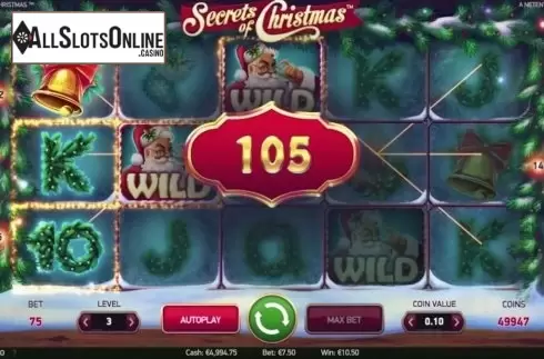 Screen3. Secrets of Christmas from NetEnt