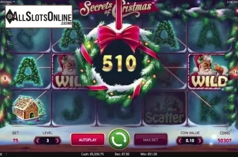 Screen4. Secrets of Christmas from NetEnt