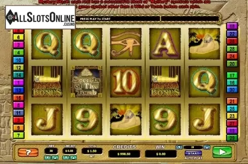 Reels. Secrets of the tomb from 2by2 Gaming