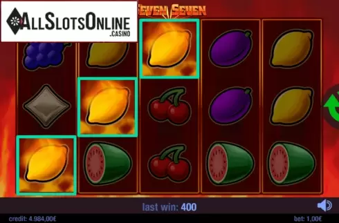 Win Screen 2. Seven Seven from Swintt