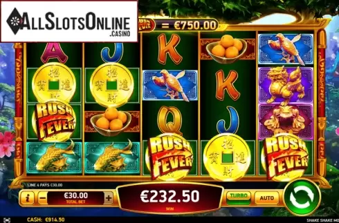 Win Screen. Shake Shake Money Tree from Ruby Play