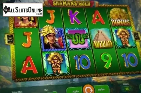 Reel Screen 1. Shaman's Gold from NetoPlay