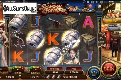 Win Screen. Shanghai Godfather from SimplePlay