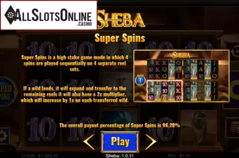 Feature screen 1. Sheba from Bla Bla Bla Studious