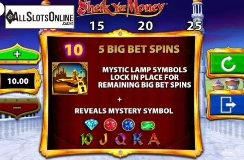 Screen 4. Sheik Yer Money from Barcrest
