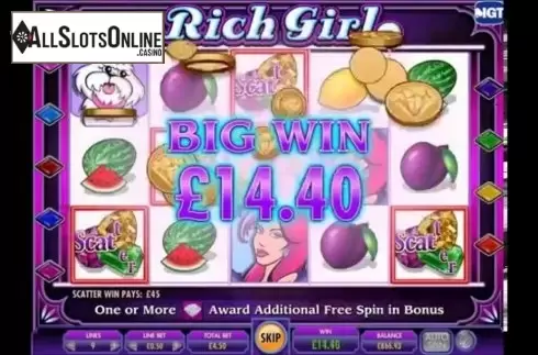 BigWin. She's a Rich Girl from IGT