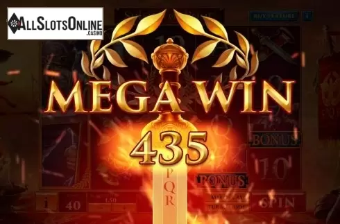 Mega Win. Shields of Rome from Playtech