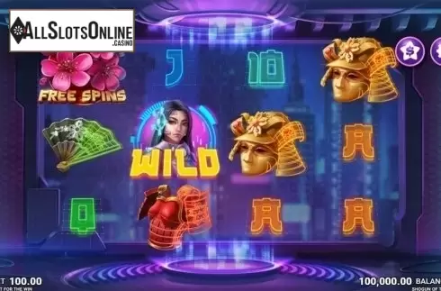 Reels screen. Shogun of Time from JustForTheWin