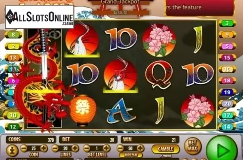 Win Screen 3. Shogun's Land from Habanero