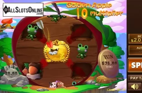 Game workflow 4. Shoot Golden Apple from PlayStar