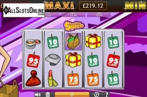 Reel Screen. Shopping Spree Jackpot from Eyecon