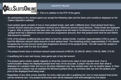 Info 2. Shopping Spree Jackpot from Eyecon