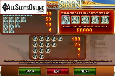 Screen4. Siberian Siren from Amaya