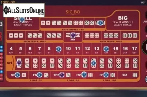 Game Screen 1. Sic Bo (Switch Studios) from Switch Studios