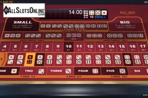 Win screen 3. Sic Bo (Switch Studios) from Switch Studios