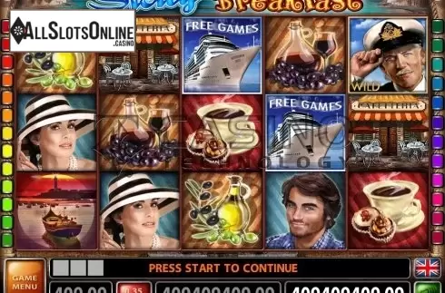 Screen2. Sicily Breakfast from Casino Technology