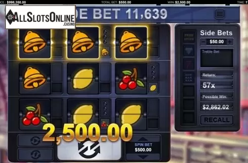 Win Screen. Side Bet 11K from Green Jade Games
