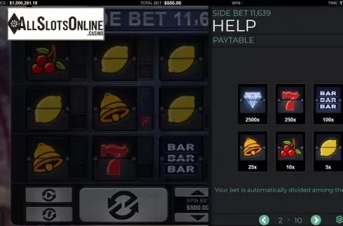 Symbols. Side Bet 11K from Green Jade Games