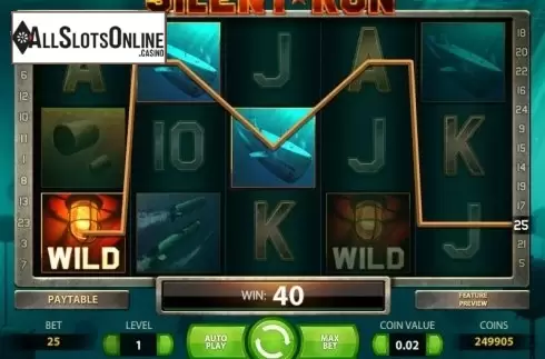 Screen4. Silent Run from NetEnt