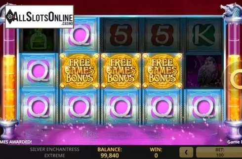 Free game bonus. Silver Enchantress Extreme from High 5 Games